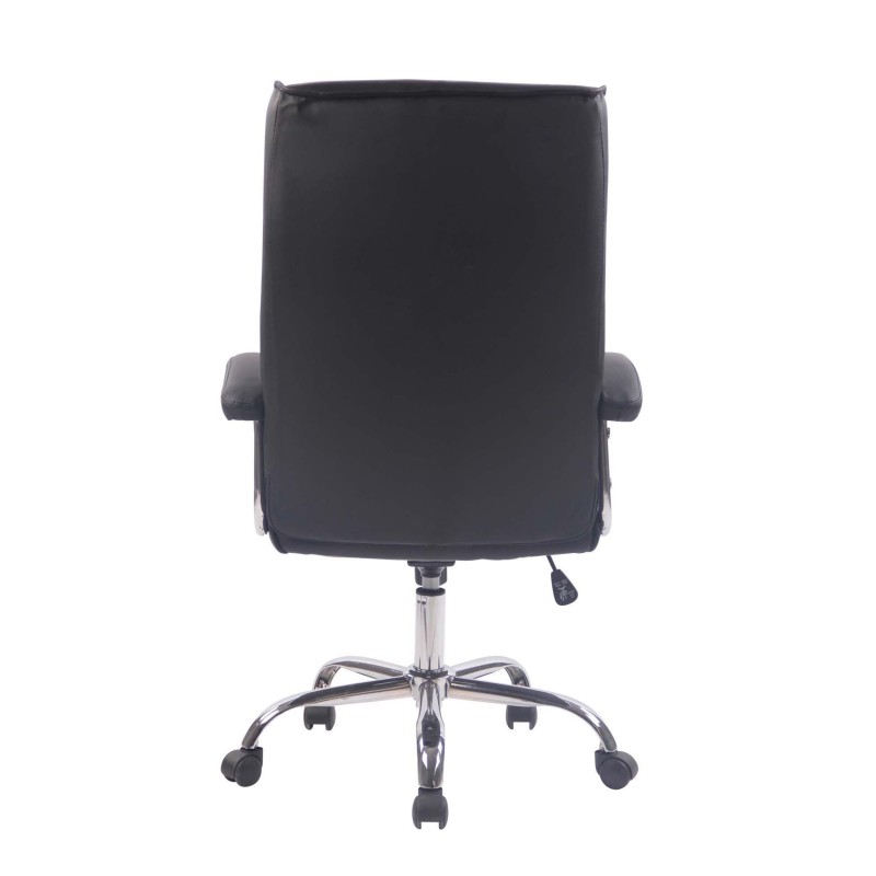 Silla de Oficina CALESTY en Piel color Negro