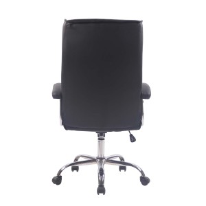 Silla de Oficina CALESTY en Piel color Negro