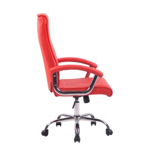 Silla de Oficina CALESTY en Piel color Negro