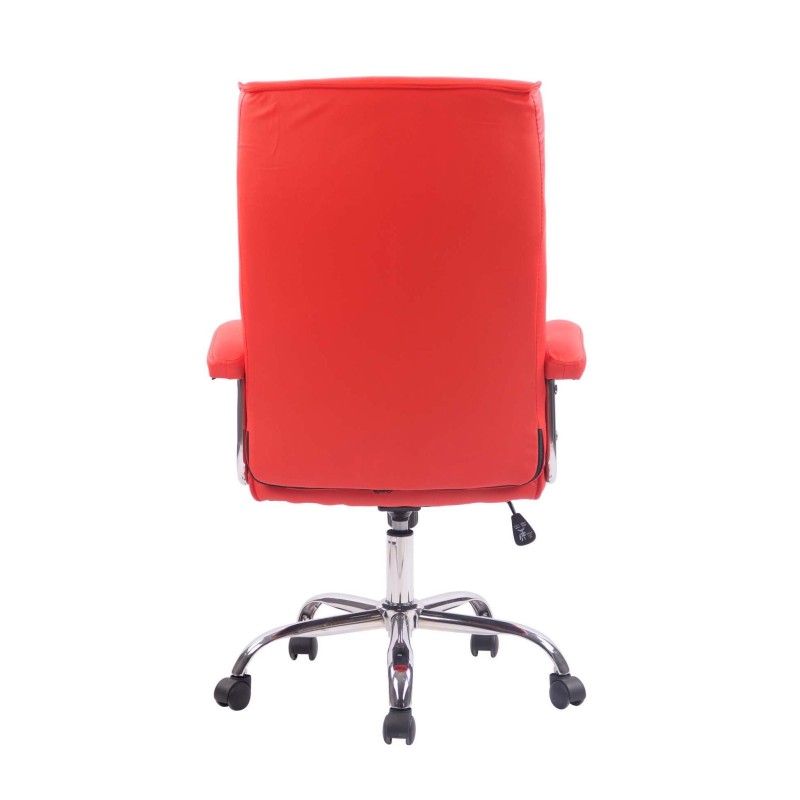 Silla de Oficina CALESTY en Piel color Negro