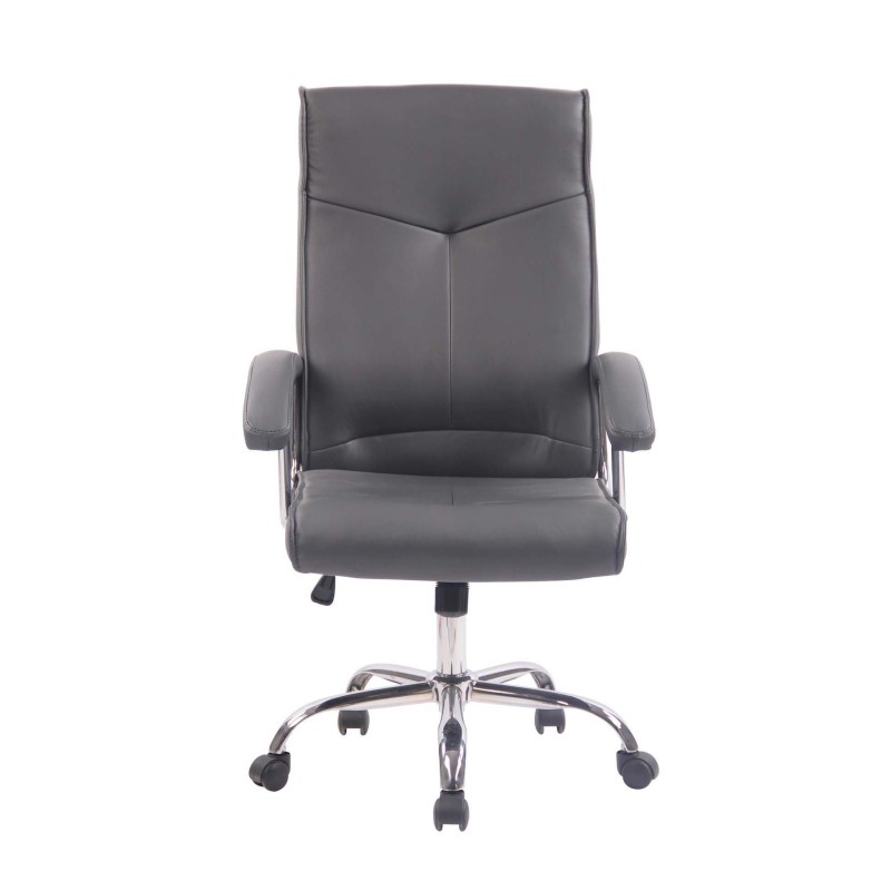Silla de Oficina CALESTY en Piel color Negro