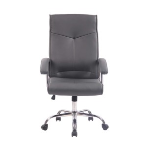 Silla de Oficina CALESTY en Piel color Negro