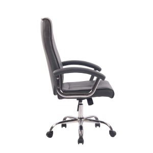 Silla de Oficina CALESTY en Piel color Negro