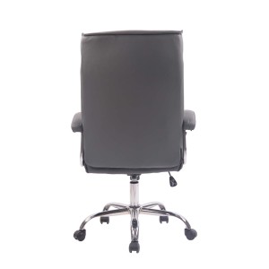 Silla de Oficina CALESTY en Piel color Negro