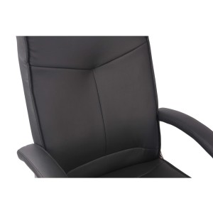 Silla de Oficina CALESTY en Piel color Negro