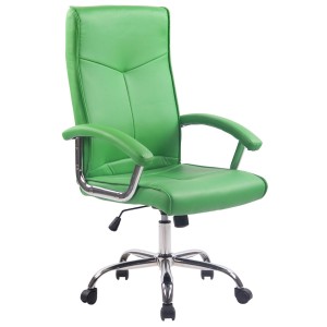 Silla de Oficina CALESTY en Piel color Negro