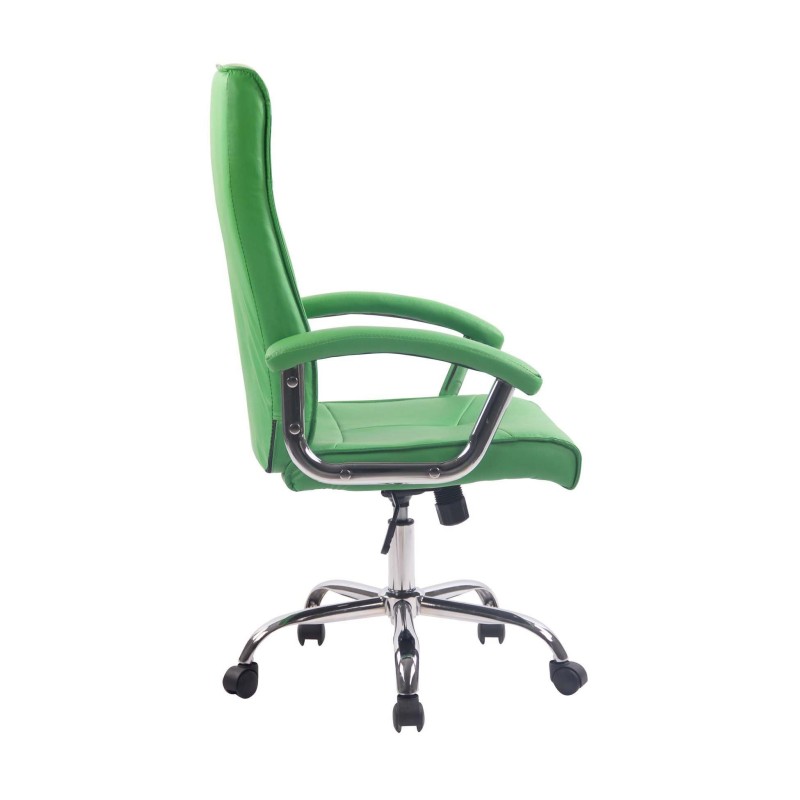 Silla de Oficina CALESTY en Piel color Negro