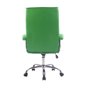 Silla de Oficina CALESTY en Piel color Negro