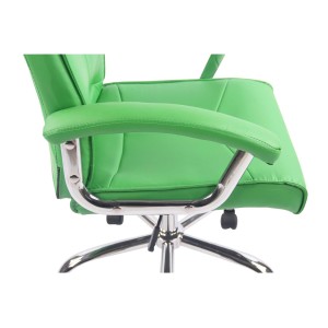 Silla de Oficina CALESTY en Piel color Negro