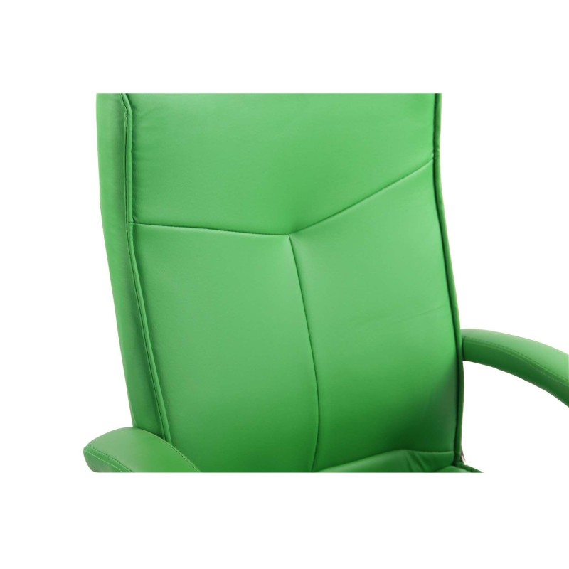 Silla de Oficina CALESTY en Piel color Negro