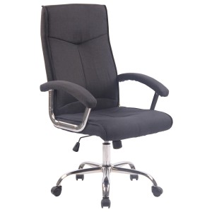 Silla de Oficina CALESTY TELA color Negro