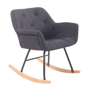 Mecedora DANDY en Tela color Negro
