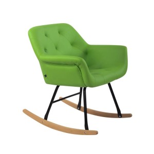 Mecedora DANDY PIEL color Negro