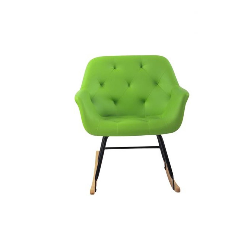 Mecedora DANDY PIEL color Negro