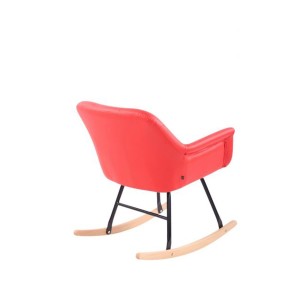 Mecedora DANDY PIEL color Negro