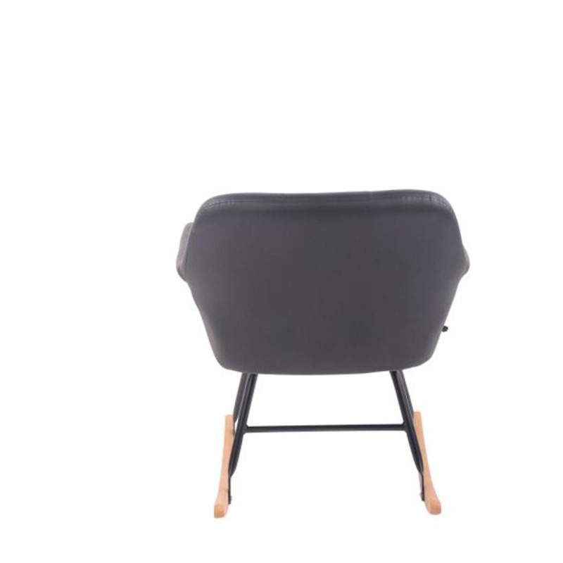 Mecedora DANDY PIEL color Negro