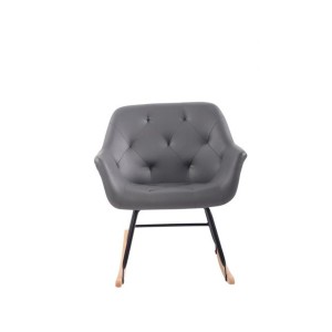 Mecedora DANDY PIEL color Negro