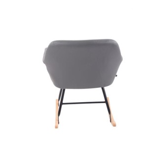 Mecedora DANDY PIEL color Negro