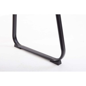 Silla de Confidente OSLO PIEL en Negro