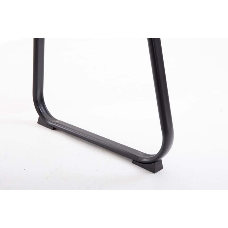 Silla de Confidente OSLO PIEL en Negro