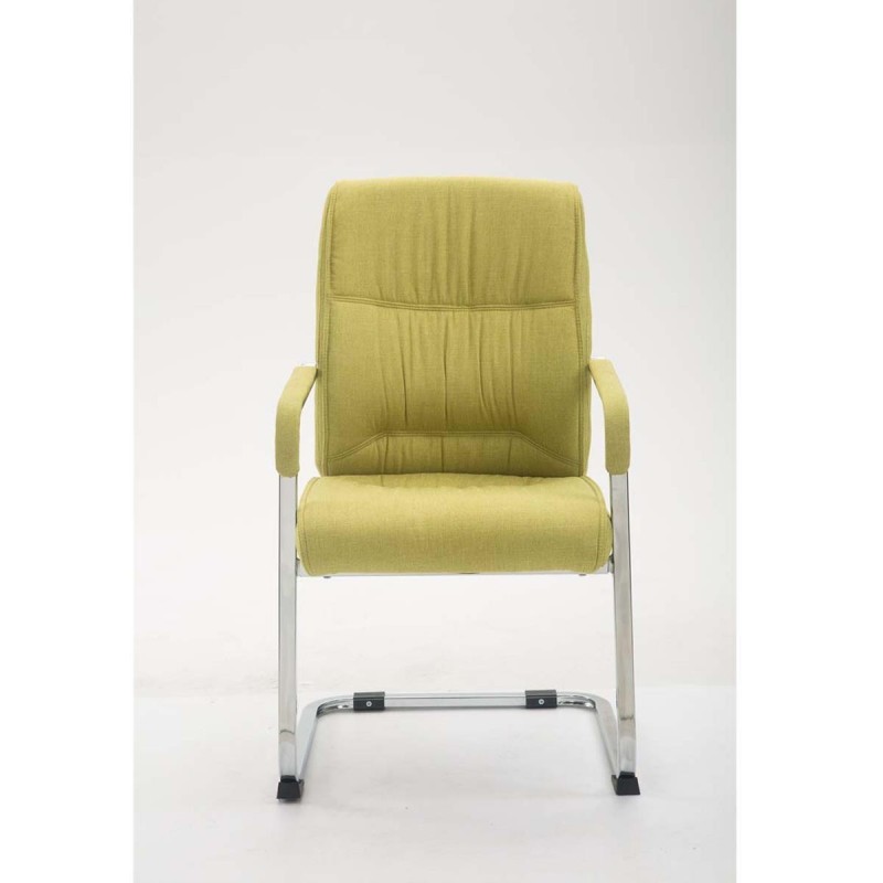 Silla de confidente MAEL, Gran Acolchado, Tela Negra