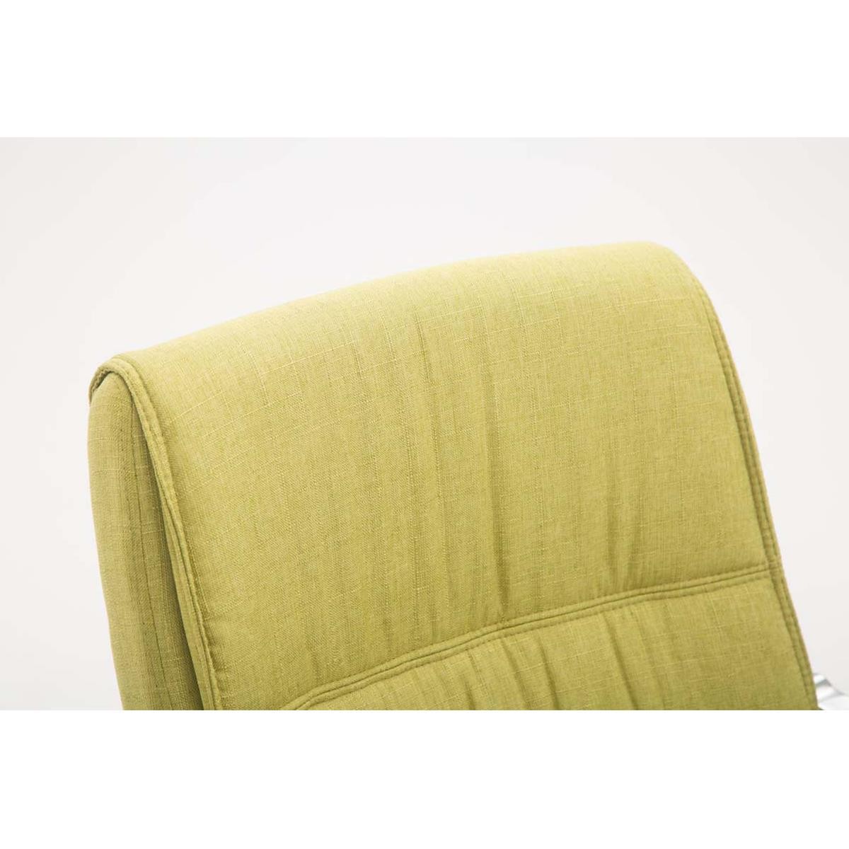 Silla de Confidente MAEL, Estructura Metálica, Gran Acolchado en Tela color Negro
