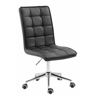 Silla de Oficina FIRAS, Ajustable en Altura, Color Negro