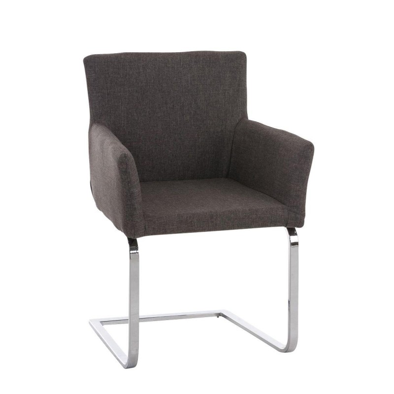 Silla de Confidente PIRU TELA color Gris