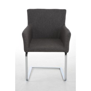 Silla de Confidente PIRU TELA color Gris