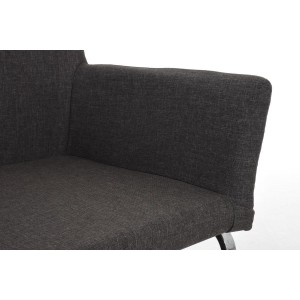 Silla de Confidente PIRU TELA color Gris