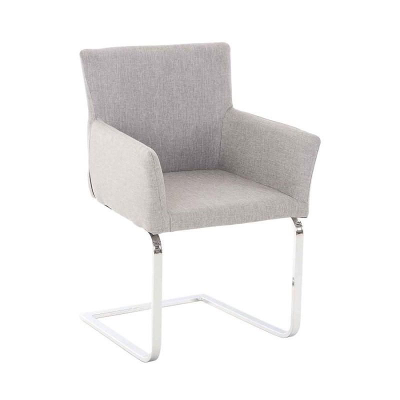 Silla de Confidente PIRU TELA color Gris