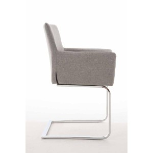 Silla de Confidente PIRU TELA color Gris