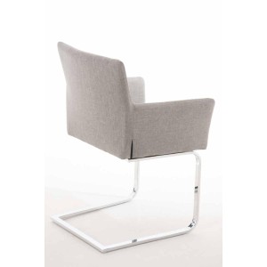 Silla de Confidente PIRU TELA color Gris