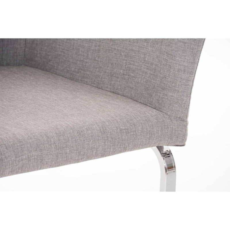 Silla de Confidente PIRU TELA color Gris