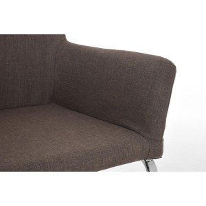 Silla de Confidente PIRU TELA color Gris
