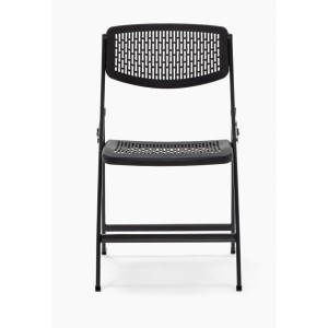 Lote 5 sillas plegables JASPER, en color negro