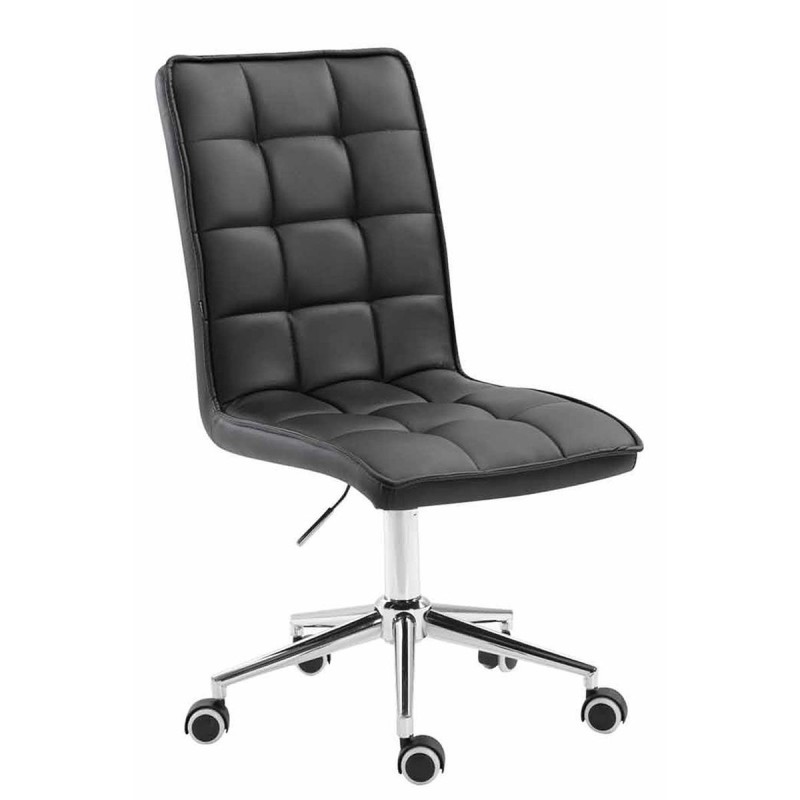 Silla de Oficina FIRAS, Ajustable en Altura, Color Negro