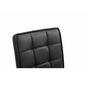 Silla de Oficina FIRAS, Ajustable en Altura, Color Negro
