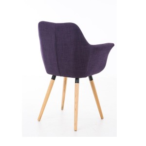 Silla de Confidente ELLIOT en Tela Negra