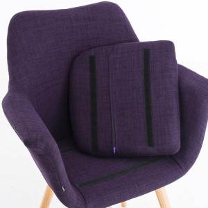 Silla de Confidente ELLIOT en Tela Negra