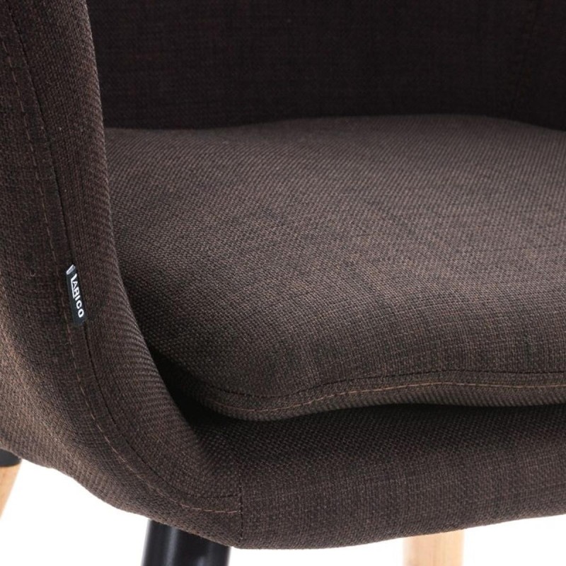Silla de Confidente ELLIOT en Tela Negra