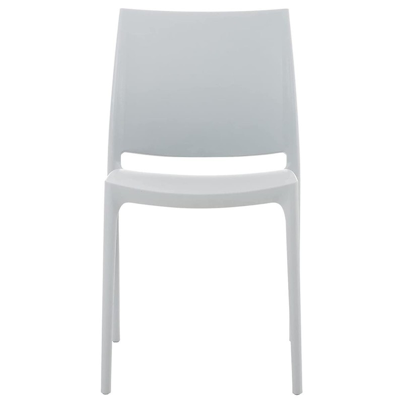 Silla de Confidente ASTRA, Diseño Apilable, en color Negro