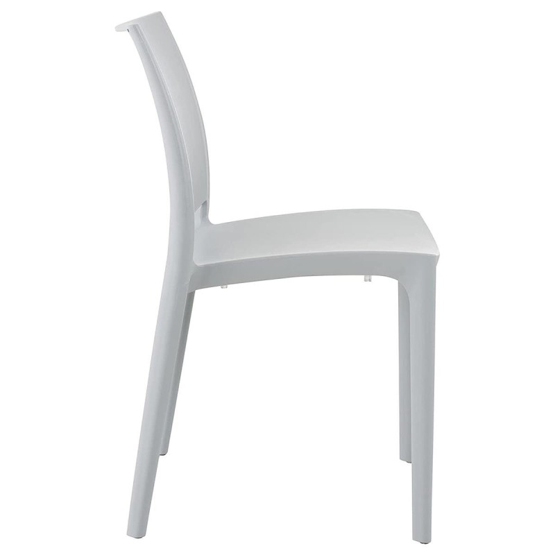 Silla de Confidente ASTRA, Diseño Apilable, en color Negro