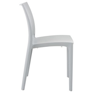 Silla de Confidente ASTRA, Diseño Apilable, en color Negro