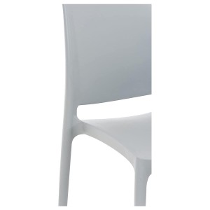 Silla de Confidente ASTRA, Diseño Apilable, en color Negro