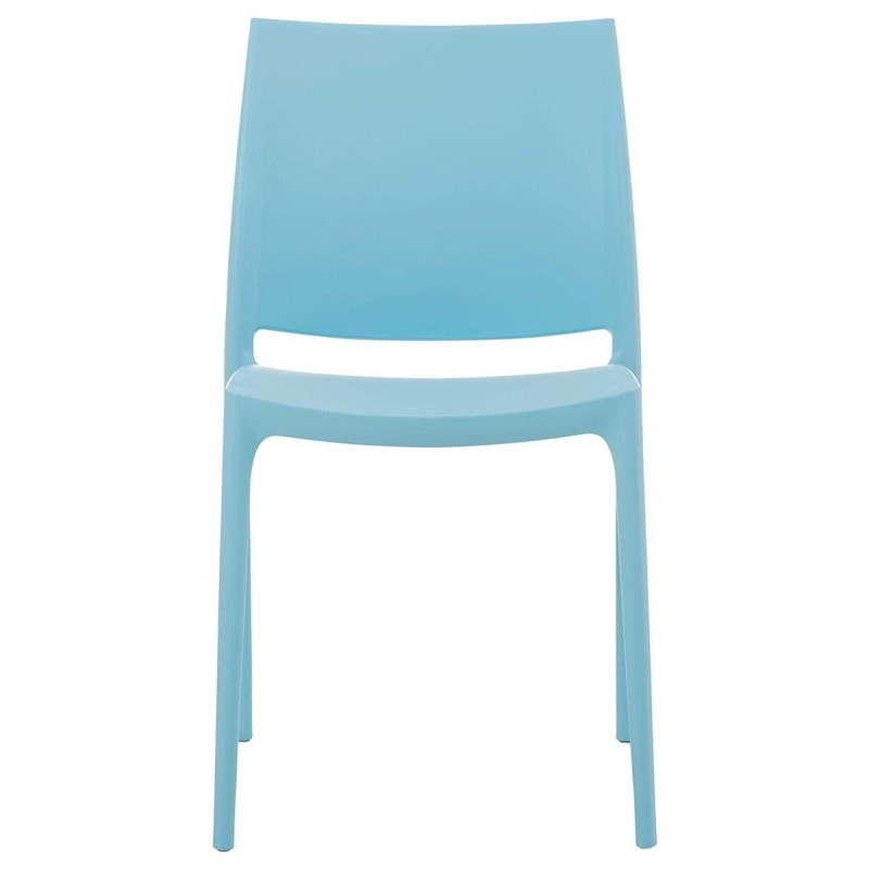 Silla de Confidente ASTRA, Diseño Apilable, en color Negro