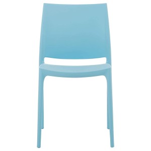 Silla de Confidente ASTRA, Diseño Apilable, en color Negro