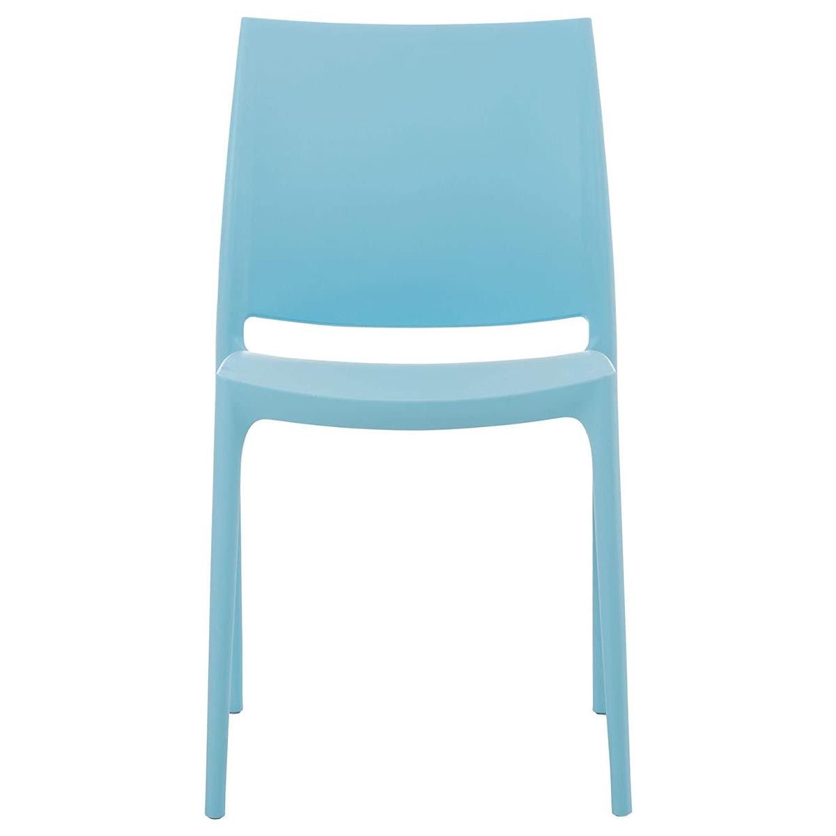 Silla de Confidente ASTRA, Diseño Minimalista y Apilable, color Negro
