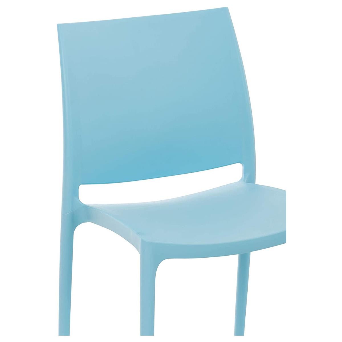 Silla de Confidente ASTRA, Diseño Minimalista y Apilable, color Negro