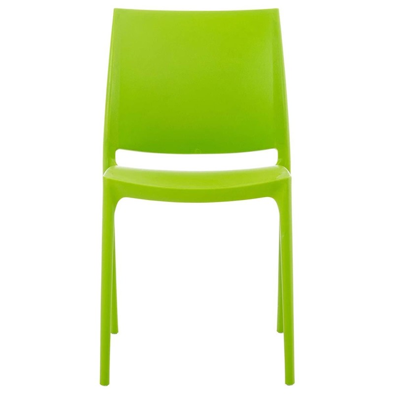Silla de Confidente ASTRA, Diseño Apilable, en color Negro